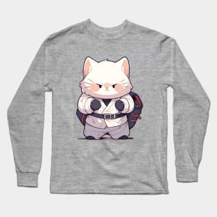 Samurai cat Long Sleeve T-Shirt